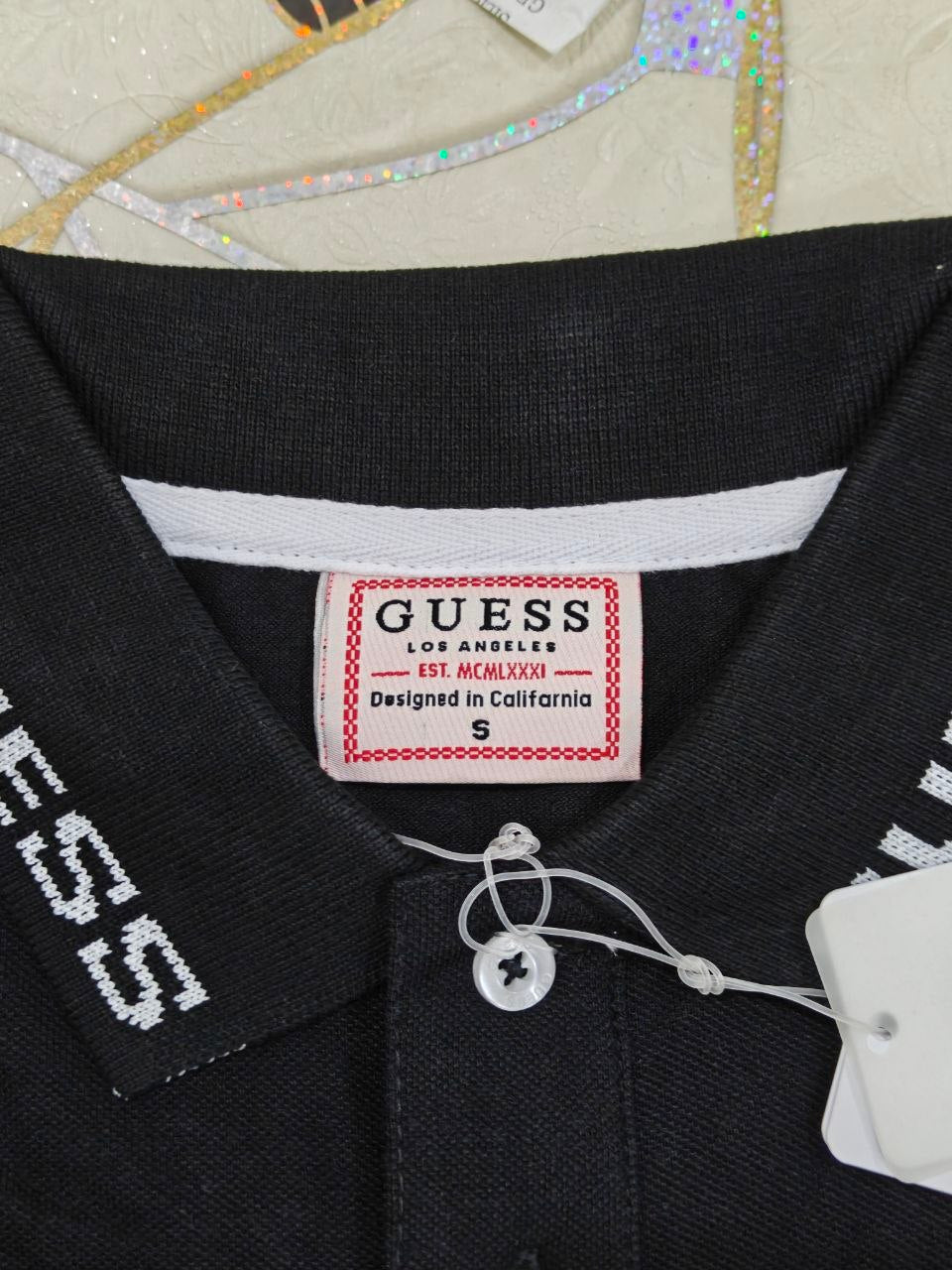 GUESS Polo Homme Premium NOIR