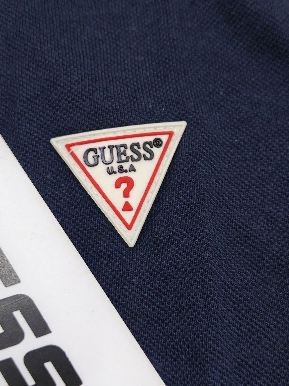 GUESS Polo Homme Premium BLEU MARINE