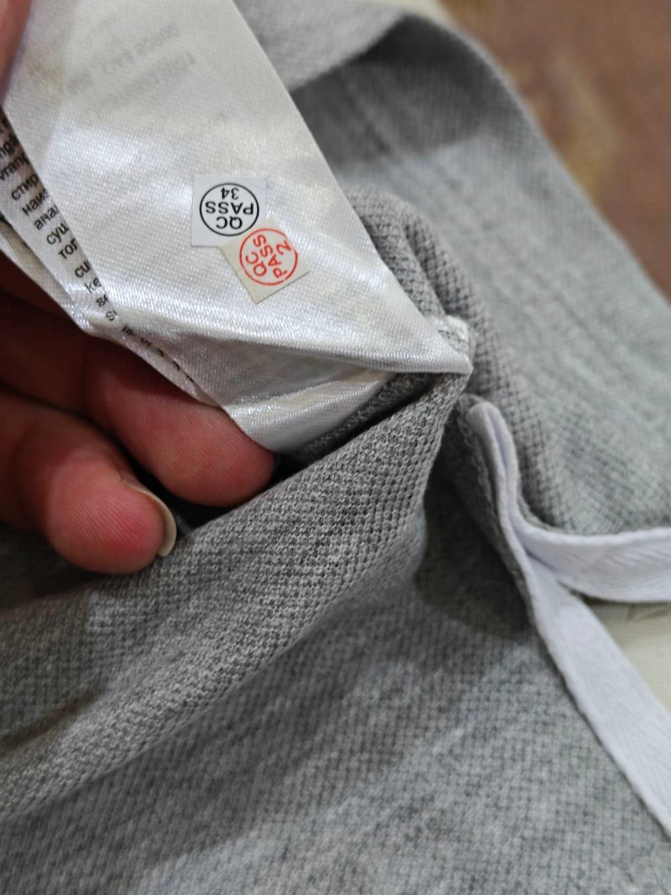 GUESS Polo Homme Premium GRIS