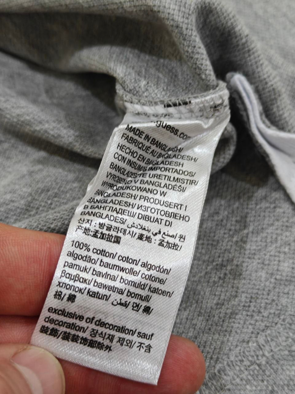 GUESS Polo Homme Premium GRIS
