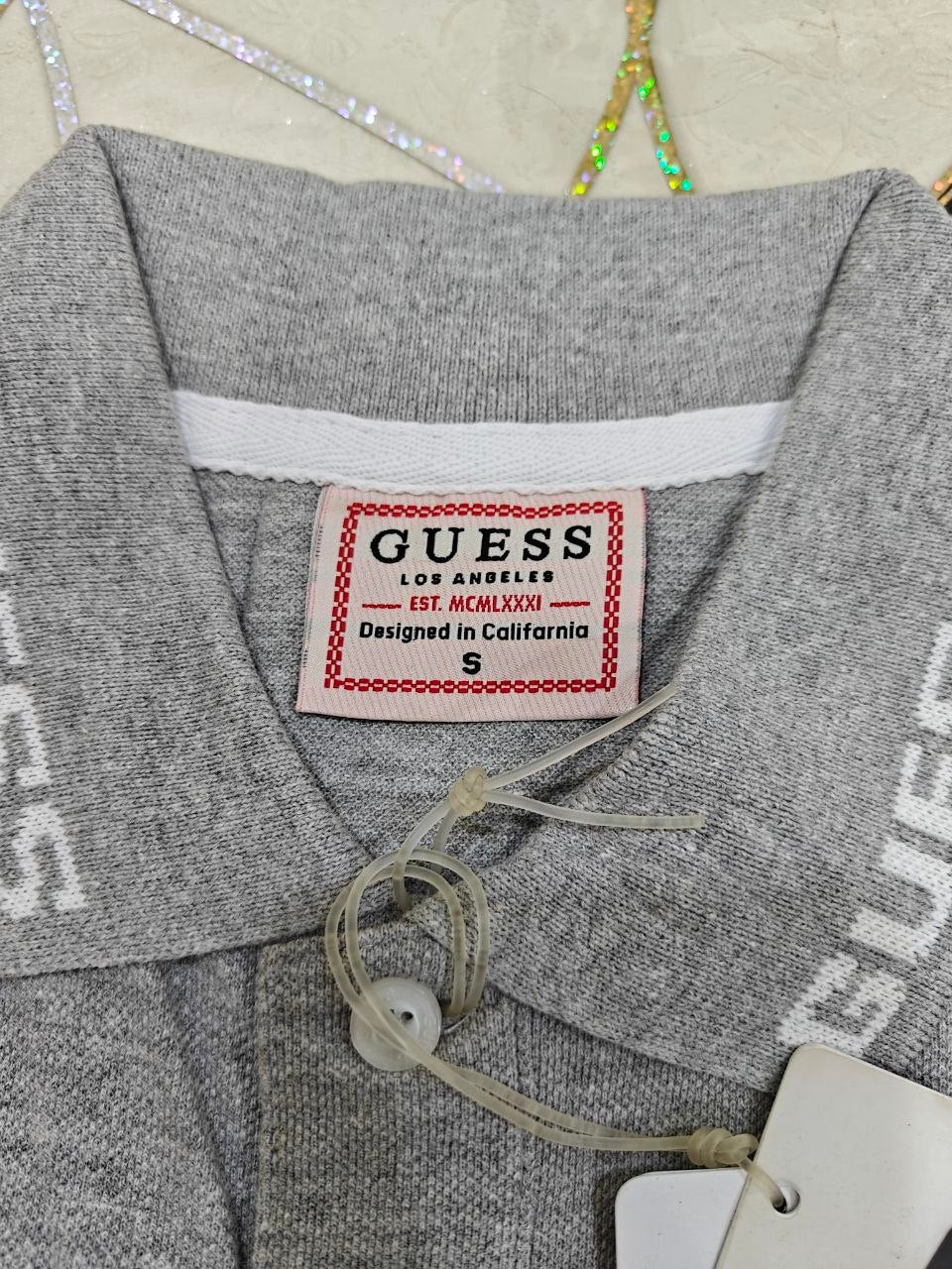 GUESS Polo Homme Premium GRIS