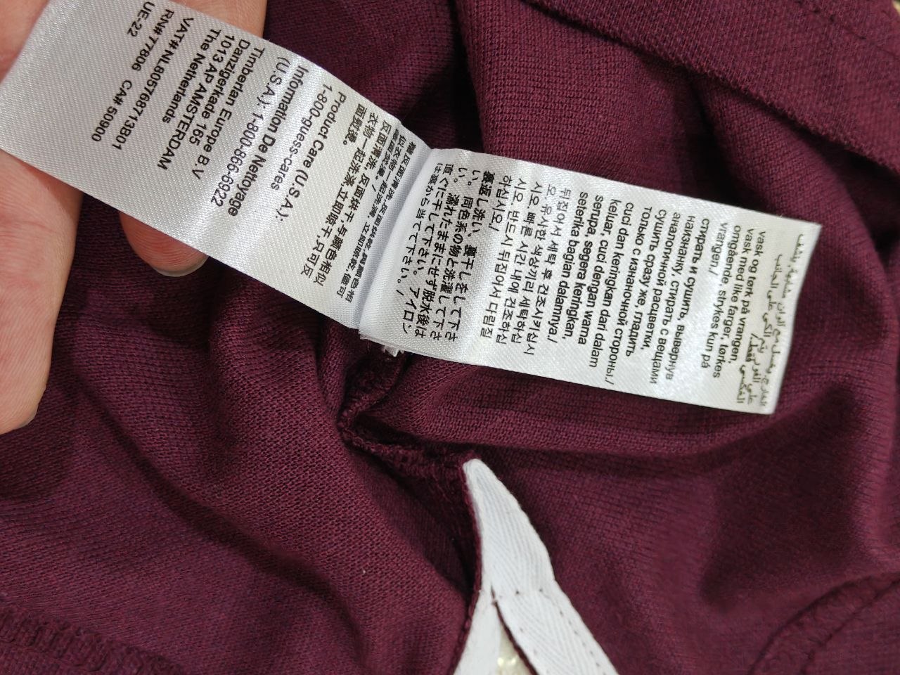 GUESS Polo Homme Premium Bordeaux