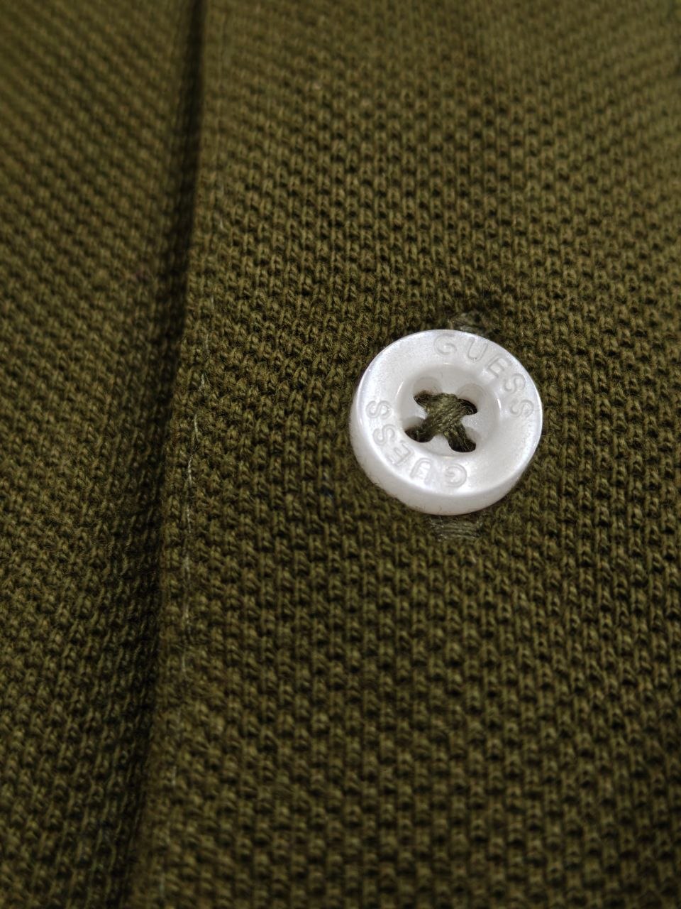 GUESS Polo Homme Premium VERT OLIVE