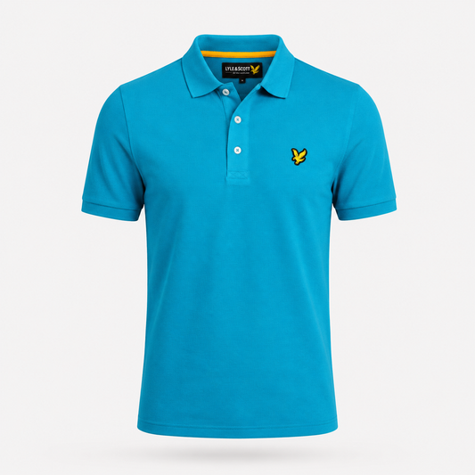 Polo Lyle & Scott Eagle Bleu