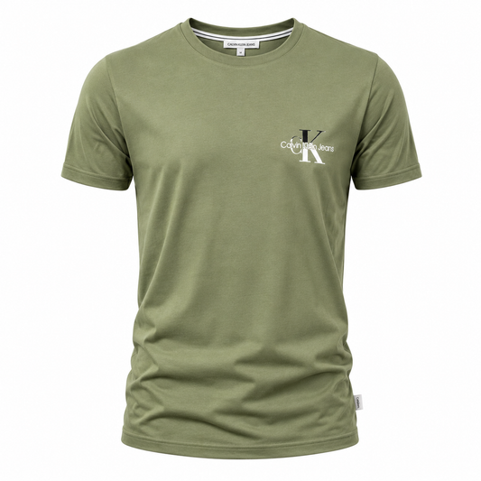 Calvin Klein T-Shirt Relief KAKI