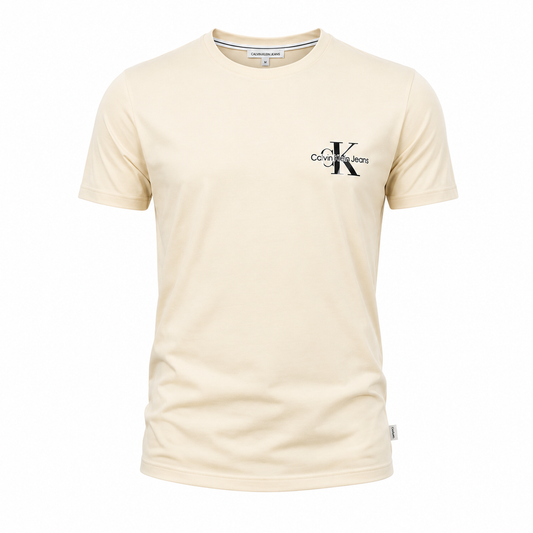 Calvin Klein T-Shirt Relief BEIGE