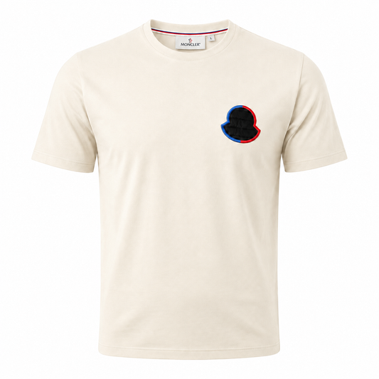 Moncler T-Shirt Écusson ÉCRU
