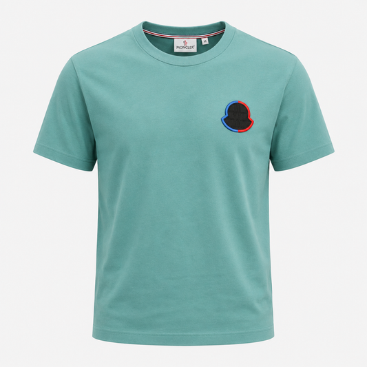 Moncler T-Shirt Écusson TURQUOISE
