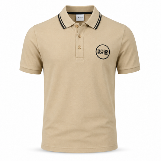 Polo BOSS Premium Beige