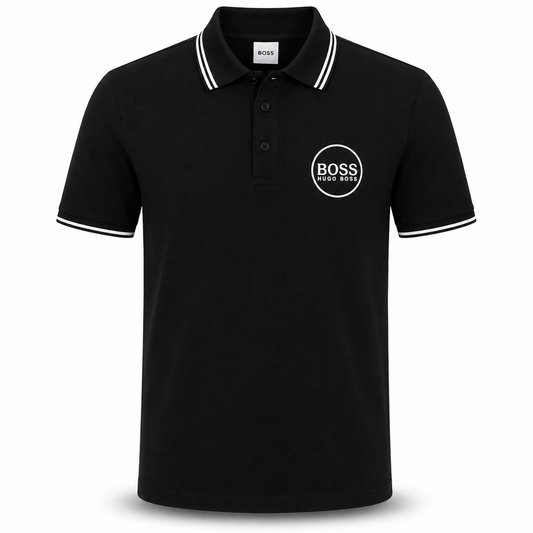 Polo BOSS Premium Noir