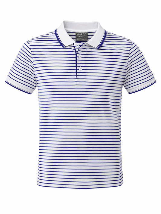 Polo Homme Premium  Marc O'POLO Style Marin BLEU