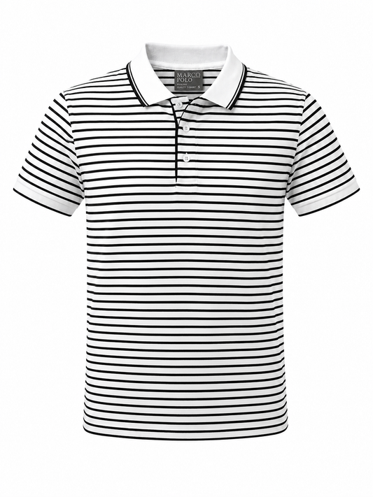 Polo Homme Premium  Marc O'POLO Style Marin NOIR